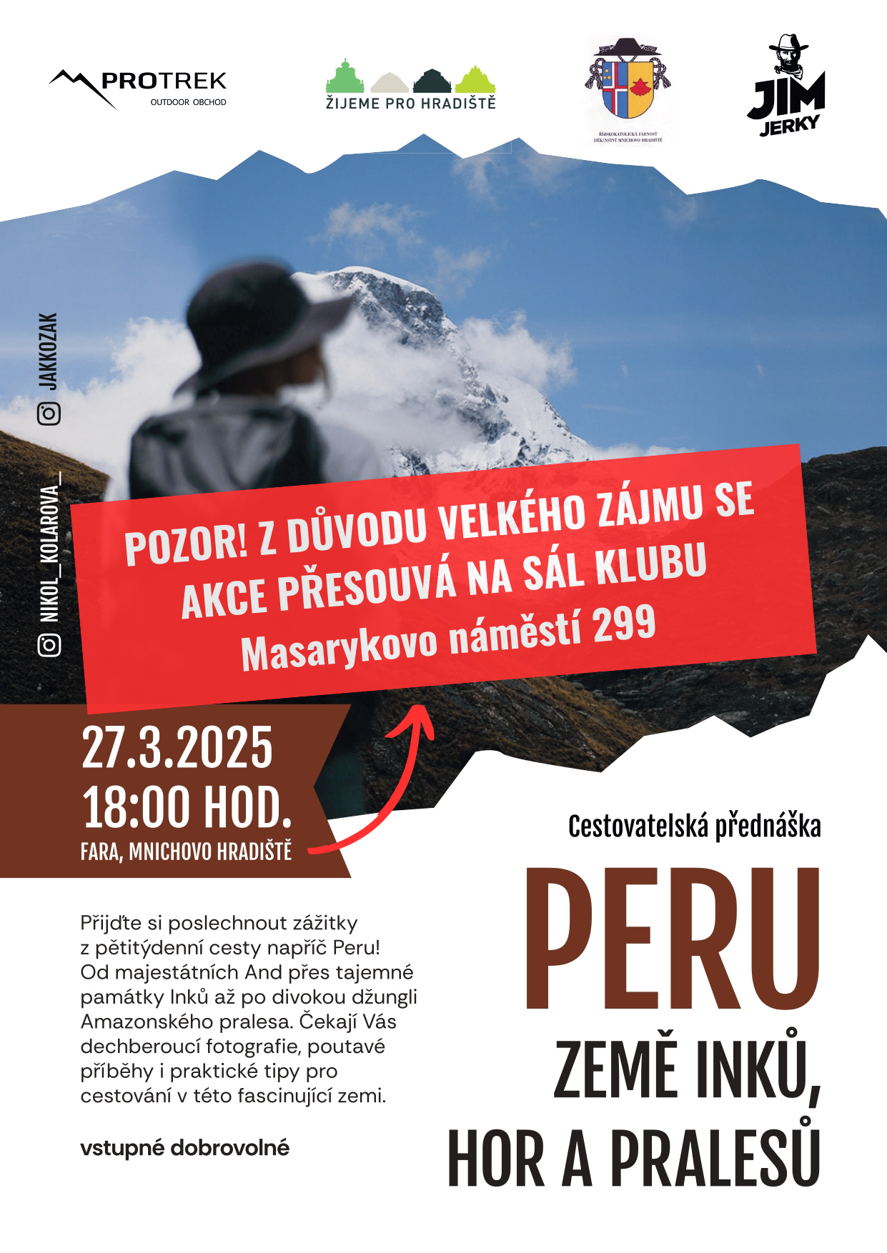 POZOR změna – akce přesunuta do Klubu